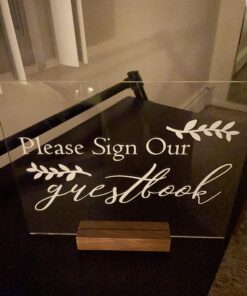 UNIQOOO 10 Pack Clear Acrylic Sign Acrylic Wedding Table Numbers, 8 x 10 inch, DIY Acrylic Sheet for Wedding Table Number Holder, Table Display Stand Signs for Party Events, Office 8x10",10 set 30 71YkHGLdpLL