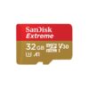 SanDisk 32GB Extreme microSDHC UHS-I Memory Card with Adapter - Up to 100MB/s, C10, U3, V30, 4K, A1, Micro SD - SDSQXAF-032G-GN6MA Memory Card Only