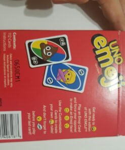 Mattel Games UNO Emoji Card Game, Gifts for Kids and Adults, Family Game, Hilarious Emojis 26 71Ykn9G7GJL