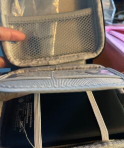 Lacdo Hard Drive Carrying Case for Seagate Portable Expansion Seagate Backup Plus Slim One Touch 1TB 2TB 3TB 4TB 5TB Portable External Hard Drive USB 3.0 2.5 Inch HDD EVA Shockproof Travel Bag, Black 39 71YkpOxzGoL