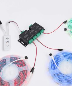 SUPERNIGHT LED Pixel Strip Amplifier Signal Data SPI Repeater for WS2801 WS2811 WS2812B WS2813 WS2815 SK6812 SK9822 Addressable RGB Light Strip Dream Color Programmable Rope Lighting 5v-24v SP901E 11 71YkqyOWLDL