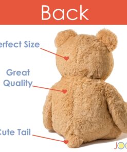 JOON Huge Teddy Bear With Ribbon, Tan 20 71Yl9tRKPAL