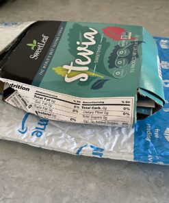 SweetLeaf Stevia Packets - Zero Calorie Stevia Powder, No Bitter Aftertaste, Sugar Substitute for Keto Coffee, Nothing Artificial, Non-GMO Stevia Sweetener Packets, 70 Count Natural 70 Count (Pack of 1) 29 71Ylk5r9u9L