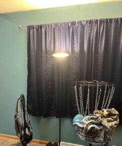 Brightech Sky LED Torchiere Super Bright Floor Lamp - Contemporary, High Lumen Light for Living Rooms & Offices - Dimmable, Indoor Pole Uplight for Bedroom Reading - Black 31 71YltS52rDL