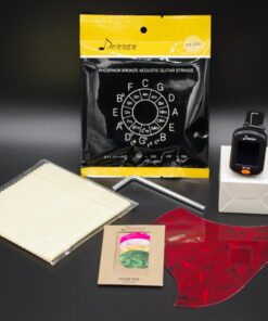 Donner Acoustic Guitar Kit for Beginner Adult Teen Full Size Cutaway Acustica Guitarra Starter Bundle Set with Bag Strap Tuner Capo Pickguard Pick, Right Hand 41 Inch Natural, DAG-1C/DAD-110C 36 71YluZxiS0L