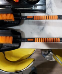 5in1 Car Snow Ice Scraper and Brush for Car SUV Trucks, 1x Ice Snow Shovel, 1x Heavy Duty 42" Extendable Snow Cleaning Brush Squeegee Broom, 1x Scratch Ice Snow Scraper Remover for Car Windshield 42" With Shovel 59 71Ymg16Ra5L