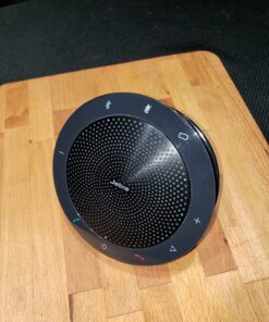 Jabra Speak 510 UC Wireless Bluetooth Speakerphone – Outstanding Sound Quality, Portable Conference Speaker for Holding Meetings Anywhere - Certified for Zoom & Google Meet UC Optimized (Standard) 27 71YnZ PgYL
