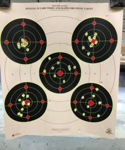 Splatterburst Targets - 8 inch Stick & Splatter Self Adhesive Shooting Targets - Gun - Rifle - Pistol - Airsoft - BB Gun - Pellet Gun - Air Rifle - Made in USA 25 pack 31 71YnaKnZcoL 1