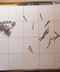 Magnetic Project Mat Showpin Magnetic Mat for Screws with Dry Erase Pen - Large Size Magnetic Pad Preventing Small Screws from Getting Lost and Unorganized - 9.8x11.8 inches 36 71YoXQeq7L