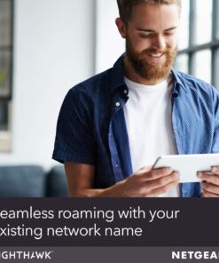 NETGEAR WiFi Mesh Range Extender EX6400 - Coverage up to 2100 sq.ft. and 35 devices with AC1900 Dual Band Wireless Signal Booster & Repeater (up to 1900Mbps speed), plus Mesh Smart Roaming AC1900 WiFi 21 71YojShp6yL 2