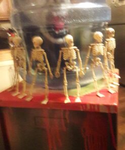 60 Inches Scary Skeleton Garland Dangling Bone Halloween Decor (Pack of 3) 21 71Yos QdJUL