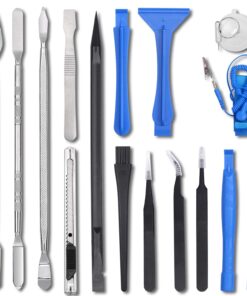 80 IN 1 Professional Computer Repair Tool Kit, Precision Screwdriver Set with 56 Bits, Magnetic screwdriver set Compatible for Laptop, PC, MacBook, Tablet, iPhone, PS4, and Other Electronic Repair Blue 33 71Yp0Kc d3L