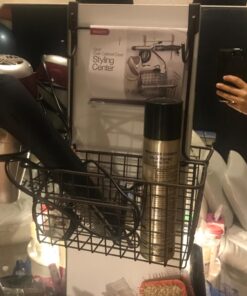 Spectrum Diversified Basket Grid Wide Hair Styling Station, Over the Cabinet Door, Bronze, Medium 37 71Yp9BXnycL