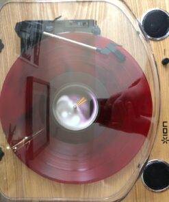 ION Audio Max LP – Vinyl Record Player / Turntable with Built In Speakers, USB Output for Conversion and Three Playback Speeds – Natural Wood Finish Max LP with Speakers Record Player only 41 71YpT91hJqL