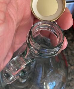 Alternative view of Kombucha Brooklyn 13-DXKS-HM6G Growler, Clear Glass Half-Gallon (64oz) with lid