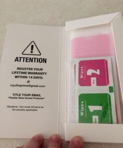 Trianium 2 Pack Screen Protector Designed for Apple iPhone SE 2020 2ND Generation, iPhone 8, iPhone 7 & 6/6s 0.2mm Fiber Flexible Glass Screen Protector/Case Friendly - Pack of 2 37 71YrdCwVRXL