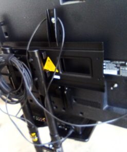 PERLESMITH Rolling/Mobile TV Cart with Wheels for 32-82 Inch LCD LED 4K Flat Screen TVs - TV Floor Stand with Shelf Holds Up to 100 lbs, Height Adjustable Trolley Max VESA 600x400mm- PSTVMC05 34 71Ys4Awg92L