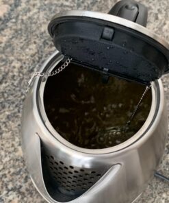 Chefman Stainless Steel Electric Kettle w/ 360° Swivel Base, Auto Shut Off & Boil Dry Protection, BPA-Free Interior and Cool-Touch Handle, 7+ Cup Capacity, 1.7 Liter, 1500W 56 71YsGEj9qZL