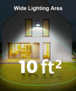 Luposwiten Solar Outdoor Lights Waterproof - Super Bright Motion Sensor Outdoor Lights Easy to Install Solar Lights for Outside, Front Door, Yard, Garage, Garden, Patio, Deck (4 Pack) 30 71YtTjM5j3L