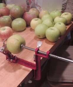 Johnny Apple Peeler (VKP1011), Clamp Base, Stainless Steel Blades, Red 33 71Ytp0KJhjL