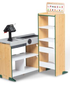 Melissa & Doug Freestanding Wooden Fresh Mart Grocery Store - Supermarket Pretend Play, Kids Play Store, Toy Food Stand For Toddlers And Kids Ages 3+ - FSC-Certified Materials 31 71YuMZTgW3L