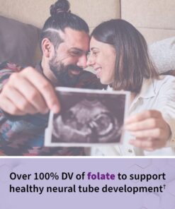 Garden of Life Prenatal Multivitamin for Women with Iron, Folate & Vitamin C and D3 for Neural Development & Probiotics for Immune Support – Vitamin Code – Non-GMO, Gluten-Free, Kosher, 10 Day Supply 30 Count (Pack of 1) 24 71YurLxMFQL