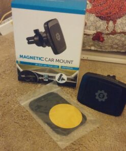 WixGear Magnetic Phone Car Mount, Universal Bite-Lock Air Vent Magnetic Phone Car Mount Holder, for Cell Phones with Swift-snap Technology 27 71YvXuWodNL