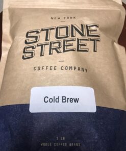 Stone Street Cold Brew Coffee, Strong & Smooth Blend, Low Acid, 100% Arabica, Gourmet Coffee, Coarse Ground, Dark Roast, Colombian Single Origin, 1 LB Ground Dark Roast 1 Pound (Pack of 1) 35 71YwDWMwVcL 2