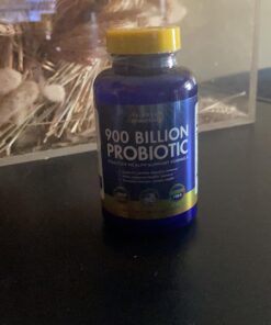 Probiotics for Women and Men - with Natural Lactase Enzyme and Prebiotic Fiber for Digestive Health - 80%+ More Potent Supplement for Gut Health Support - Vegan Raw Probiotic Formula Made in The USA 1 Month Supply 28 71YxGEfIPDL