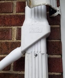 Oatey Mystic Rainwater Collection System, 2 in. x 3 in., Polyvinyl Chloride (PVC), White 41 71YxGYRHK4L