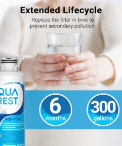 AQUA CREST DA29-00020B Replacement for Samsung HAF-CIN/EXP, DA29-00020B-1, RF28HMEDBSR, RF263BEAESR, RF4287HARS, HAF-CIN, DA97-08006A-1, RF28K9380SR, RF28HFEDTSR, Refrigerator Water Filter, 1 Filter 19 71Yxbg3ldzL