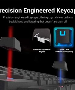 Redragon K552 Mechanical Gaming Keyboard 87 Key Rainbow LED Backlit Wired with Anti-Dust Proof Switches for Windows PC (Black Keyboard, Red Switches) 87 Key Red Switch Black 31 71YyTjvC aL