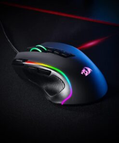 Redragon M612 Predator RGB Gaming Mouse, 8000 DPI Wired Optical Gamer Mouse with 11 Programmable Buttons & 5 Backlit Modes, Software Supports DIY Keybinds Rapid Fire Button Black 28 71YyU VkvnL