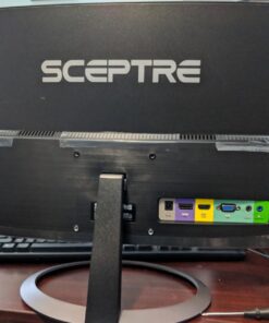 Sceptre C248W-1920R 24" Curved 75Hz Gaming LED Monitor Full HD 1080P HDMI DisplayPort VGA Speakers Ultra Thin Metal Black Single 25 71YzBtbSatL