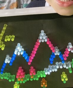 Lite-Brite Classic, Favorite Retro Toy - Create Art with Light, STEM, Educational Learning, Holiday, Birthday, Gift, Boys, Kid, Toddler, Girls Age 4+ Lite Brite Classic 34 71YzJhzTEAL