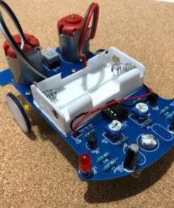 MiOYOOW Practice Soldering Learning Electronics Kit Smart Car Soldering Project Kits Line Following Robot Beginners DIY Electronics Education School Competition W/English Manual 1 Pack-soldering Tracking Car(dc Motor) 68 71YzzeGWFEL