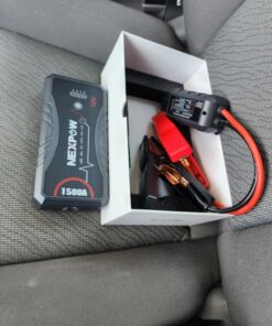 NEXPOW 1500A Peak Car Battery Jump Starter Pack for Up to 7.0L Gas and 5.5L Diesel Engines - Portable 12V Lithium Jump Box with LED Light and USB QC3.0 30 71Z OqHbJJL