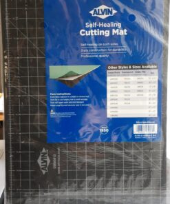 ALVIN Cutting Mat Professional Self-Healing 8.5"x12" Model GBM0812 Green/Black Double-Sided, Rotary Cutting Board for Crafts, Sewing, Fabric - 8.5 x 12 inches 8 1/2" x 12" 17 71Z hwasL