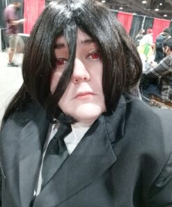 MapofBeauty 40 Inch 100 cm Black Long Straight Cosplay Costume Wig Fashion Party Wig 32 71Z1Ow5BO3L