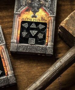 Q-Workshop Metal Dwarven 7 Polyhedral RPG Ornamented Dice Set 11 71Z1QVgmp0L