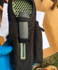 Thermacell Holster for MR300 and MR450 Portable Mosquito Repeller, Black Ballistic Nylon with Refill Storage Pockets, Elastic Closure and Detachable Clip; Attach to Packs, Camping Gear, Belts and More 23 71Z1WTDbxsL