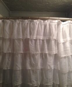Zenna Home NeverRust Aluminum Double Curved Tension Shower Curtain Rod, 50 to 72-Inch, Satin Nickel 47 71Z1hBWfhXL