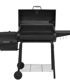 Alternative view of Royal Gourmet CC1830S 30" BBQ Charcoal Grill and Offset Smoker | 811 Square Inch cooking surface, Outdoor for Camping | Black Grill & Smoker