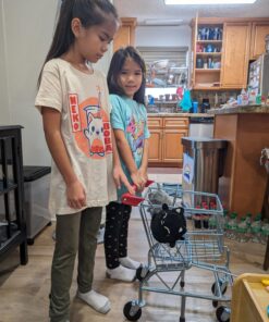 Melissa & Doug Toy Shopping Cart With Sturdy Metal Frame - Toddler Shopping Cart, Pretend Grocery Cart, Supermarket Pretend Play Shopping Cart For Kids Ages 3+ 34 71Z3WRkWtmL