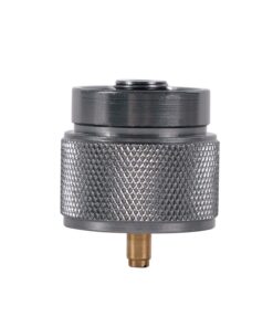 REDCAMP Small Propane Stove Adapter, Input: 16oz./1lb. Small Propane Canister Tank, Output: EN417 Lindal Valve Canister Converter Silver input: 16oz./1lb, output: EN417 lindal valve 16 71Z4JlLQ8L