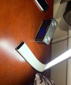 Luxe Cordless Eye Friendly LED Desk Lamp, USB Rechargeable up to 40 Hours of Continuous Light, Touch Control 6 Brightness Levels 3 Light Modes 360° Adjustable Modern Design Portable (Silver) (Silver) Silver 31 71Z4PDrHhnL