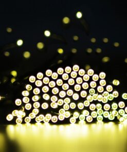 Alternative view of VMANOO Solar Christmas Lights 72 Feet 22 Meter 200 LED 8 Modes Fairy String Lights for Outdoor, Gardens, Homes, Wedding,Party,Lawn,Tree,Gift,Waterproof(Warm White) 1 PACK Warm White