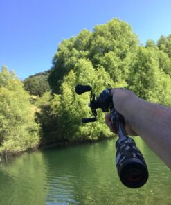 Entsport E Series - Camo Legend 2-Piece 7-Feet Casting Rod 24 Ton Carbon Fiber Baitcasting with 2 Tips - Medium and Medium Heavy Portable Bass Fishing Rod Baitcaster 54 71Z5mny3eRL