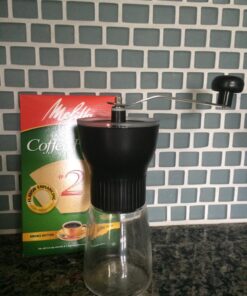 KONA Manual Coffee Grinder, Conical Burr Mill with Adjustable Setting, Best Ceramic Burr Coffee Grinder for Aeropress, Drip Coffee, Espresso, French Press, Turkish Brew 41 71Z6ZLyg5IL