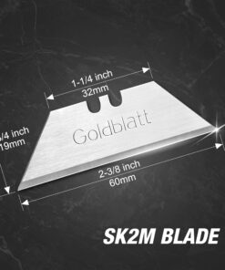 Goldblatt 100-Pack Utility Blades Premium Tempered SK2M Steel with Dispenser (G08283) 13 71Z6irkBlBL